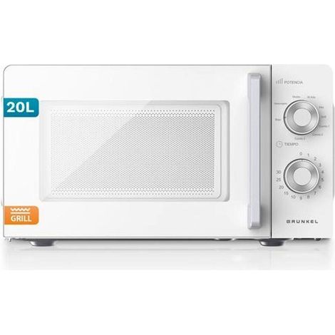 Grunkel Microonde Elegante Bianco 20 Litri 700W