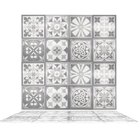 Credence Adhesive pour Cuisine Carrelage Adhesif Mural Cuisine Salle de Bain 3D Stickers Carrelage Auto Adhésif Autocollant Preuve d'huile Imperméable Purbeck Stone 16pcs 15.4cm(6") (1/5)