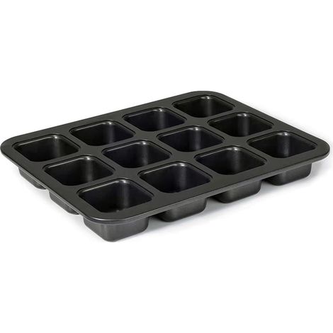 Moule à pain antiadhésif 8 cavités en acier au carbone. (1/5)