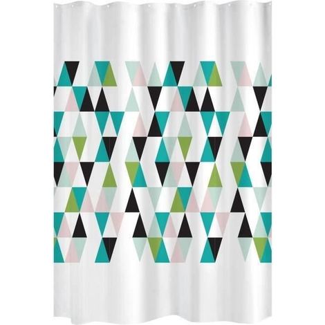 GELCO - Rideau de douche kio tissu 180x200 multi (1/2)