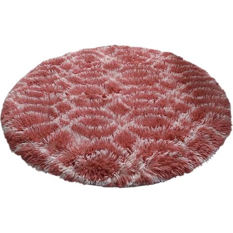 Tapis Ronde - Tapis Pelucheux Pour Chambre D Enfant - 60 cm De Diamètre - Anti-dérapant - Pour Nursery Jouet Lit Lecture - 1 Pièce (1/5)