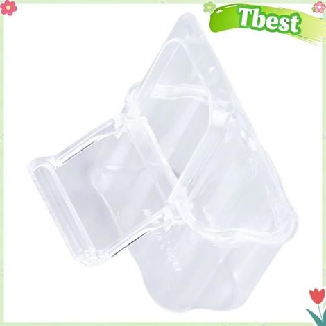 Tbest Conteneur d'alimentation pour Cage à oiseaux Mangeoire à Oiseaux Transparente et Durable, Boîte de animalerie distributeur (1/5)