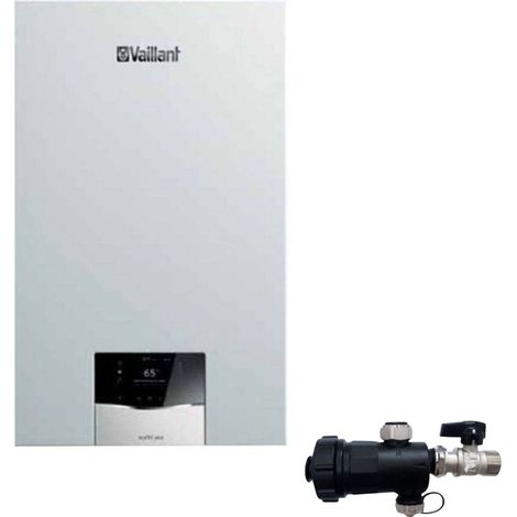 Vaillant Caldaia a Condensazione Vaillant EcoTEC Plus VMI 26 CS/1-5 con Bollitore Metano/Gpl Kit Scarico Fumi + Defangatore  ADATTATORE SDOPPIATO