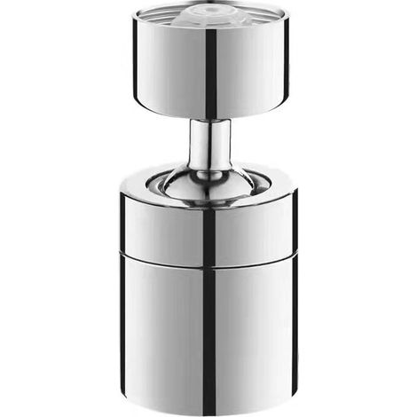 Faucet Tap Aerator, Dual Function 360° Rotation Swivel Tap Spray Head Water Saving with Soft Bubble Stream and Strong Sprayer for Kitchen Sink Bathroom (FM22)