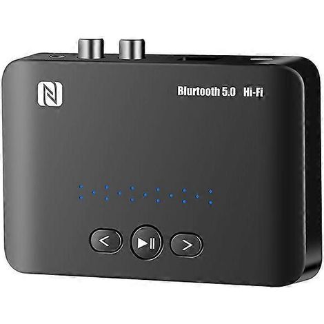 Récepteur NFC Bluetooth 5.0 T10, adaptateur port AUX 3,5 mm, amplificateur RCA avec télécommande (1/4)