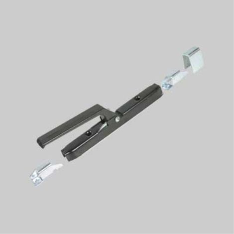 Cariglione in acciaio verniciato a doppia azione per aste 10x10 mm (1/2)