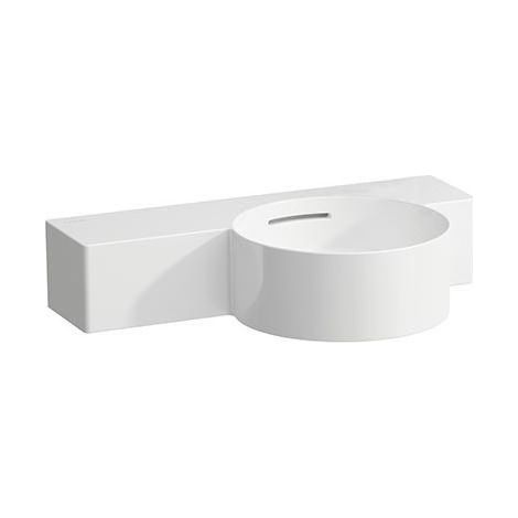 LF HWB VAL sans HL m.ÜL 550x315 Ablage gauche, une pièce, découpage LCC blanc (1/3)