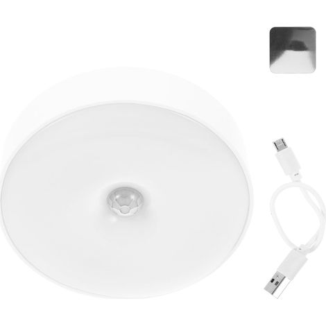 Veilleuse LED de Mouvement Rechargeable 0,6w Fixation Magnétique, Petite Lampe pour Salon, Chambre et Couloir, Éclairage Intérieur Automatique (1/5)