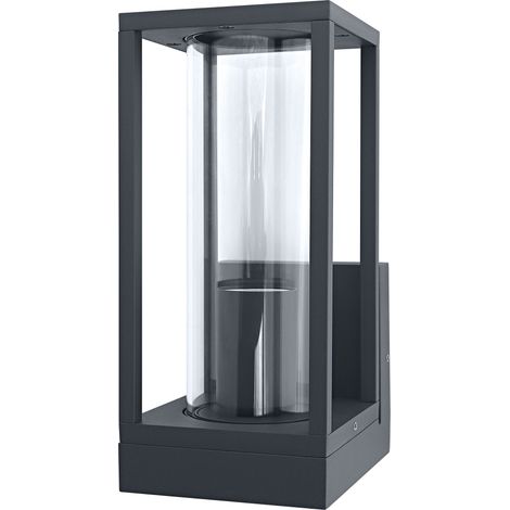 Ledvance – Applique extérieure E27 4058075554399 gris foncé – Résistante aux intempéries – 1 pièce pour éclairage extérieur (1/7)
