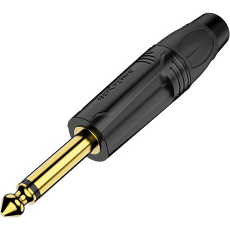 Connettore jack mono da 6,3 mm Roxtone RJ2P-BG (1/3)