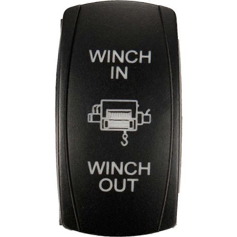 Interrupteur à bascule momentané laser 7 broches, treuil entrant/sortant, 12 V, voyant LED rouge ON-OFF-ON (1/5)