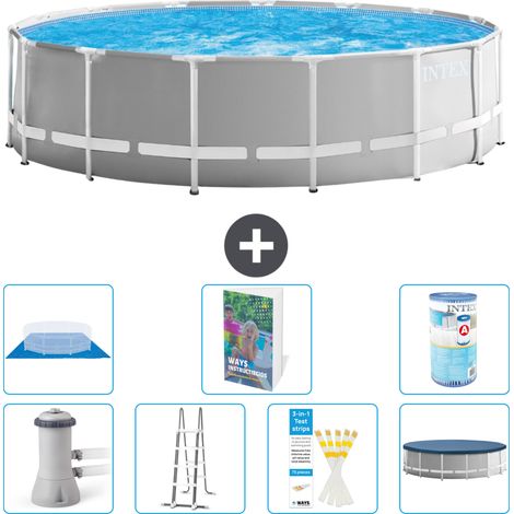 Intex Piscine Prism Frame Ronde - 457x122 cm - 8-pièces S594