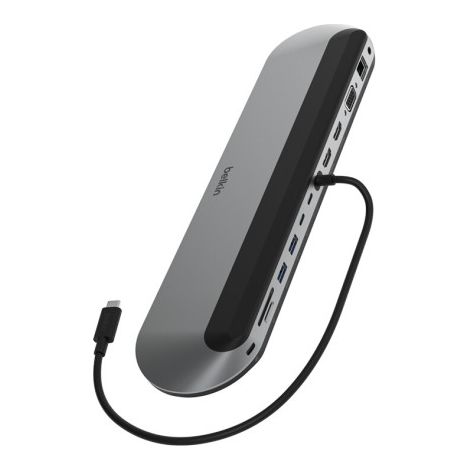Belkin INC014BTSGY station d'accueil Avec fil USB 3.2 Gen 2 (3.1 Gen 2) Type-C Noir, Gris (1/5)