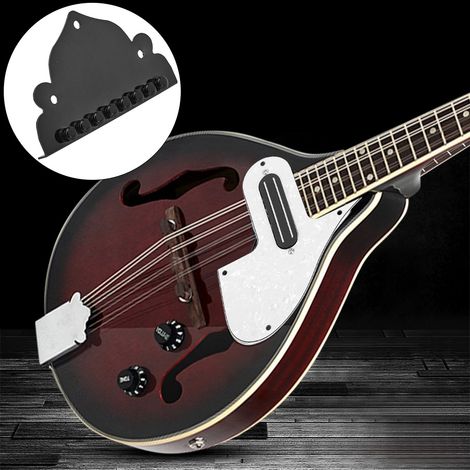 Mandoline à 8 Cordes avec Chevalet Noir et Vis Triangle pour Accessoire de Musique (1/5)