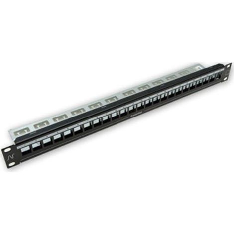 Nexans N521660BK 24-Port-Patchpanel schwarz