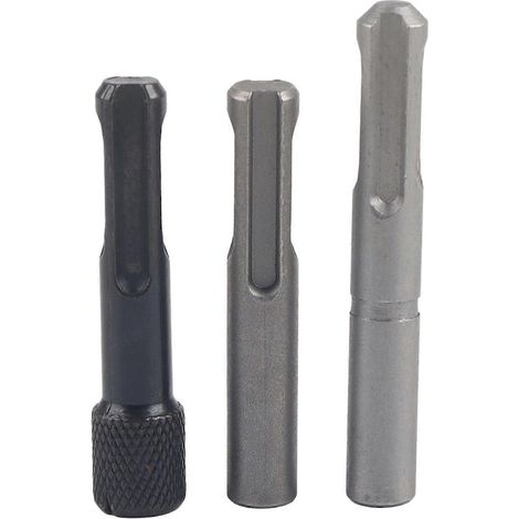 3-teiliges Set 1/4"-Sechskantschaft-Schraubendreher-Bit-Halter-Stecknuss-Adapter-Konverter für SDS-Hammerbohrmaschinen