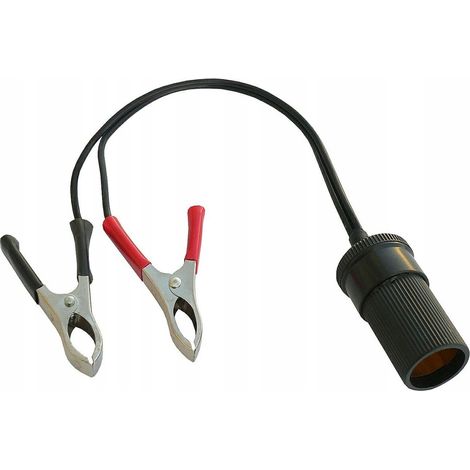 Adaptador de batería para toma de mechero de cigarrillos, adaptador de corriente de 12V/24V (1/2)