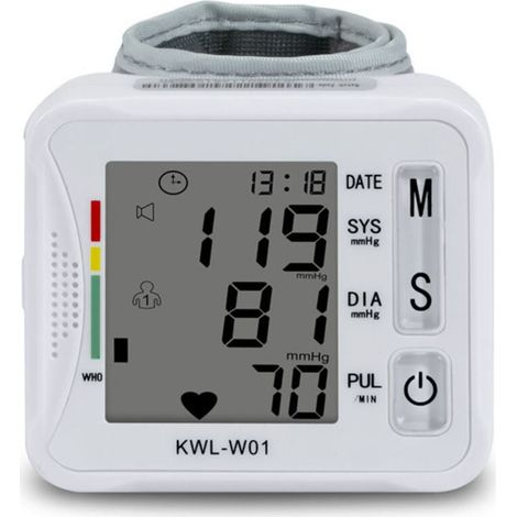 Tensiomètre électronique intelligent tensiomètre au poignet mesure automatique diffusion vocale petit et pratique (1/4)