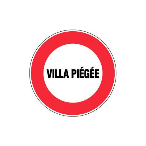 Panneau Villa piégée - Rigide Ø300mm - 4061399