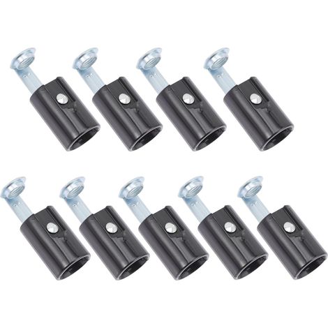 Lot de 9 manchons couvre-douille style bougie pour lustres et appliques – Conception en plastique et fer – Installation facile (1/5)