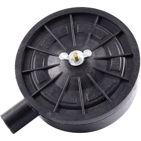 ZVD – 20-mm-Kompressorluftfilter – G1/2-Außengewinde – Leise Filterung für Luftkompressoren – Schwarzer Kunststoff (1/5)