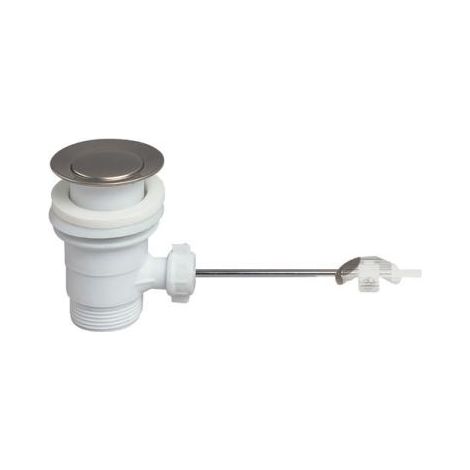 Wirquin Sifone in acciaio inossidabile bianco per lavabo con scarico