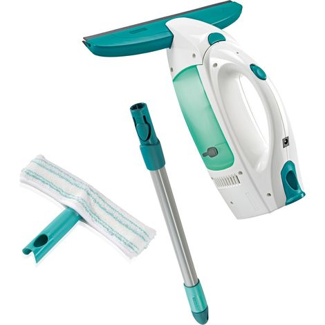 Leifheit Reinigen - Fenstersauger Window Cleaner, doppelseitiger Einwascher und Stiel 43 cm 51003