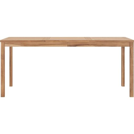 Maison Exclusive - Garten-Esstisch 180x90x77 cm Massivholz Teak (1/5)