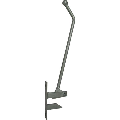 Hunting Type Gate Catch Self Locking - Galvanised (Auto Drop Latch Farm Equestrian)