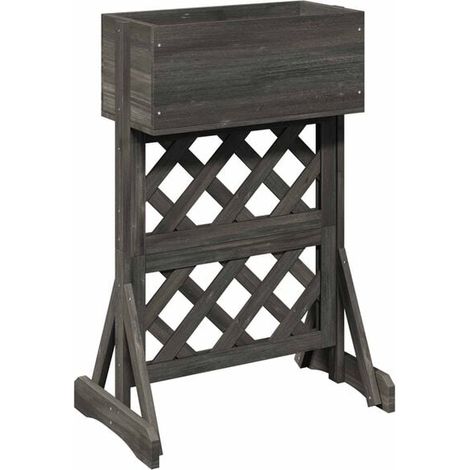Treillis vertical gris pour jardin, 48 x 30 x 70,5 cm (1/5)