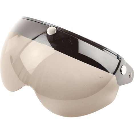 Visière universelle pour casque moto rétro – 3 pressions, pare-soleil anti-vent et demi-visage, compatible tous modèles (1/5)