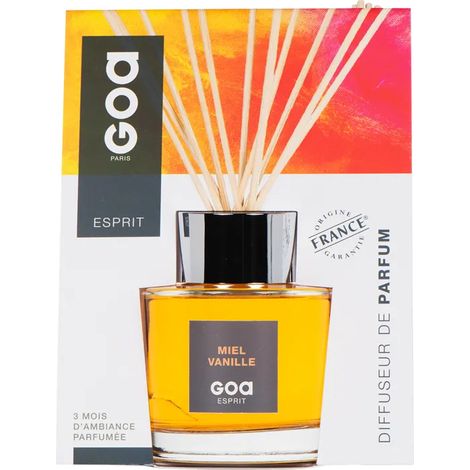 Diffusore di profumo goa esprit miele vaniglia 200ml vetro