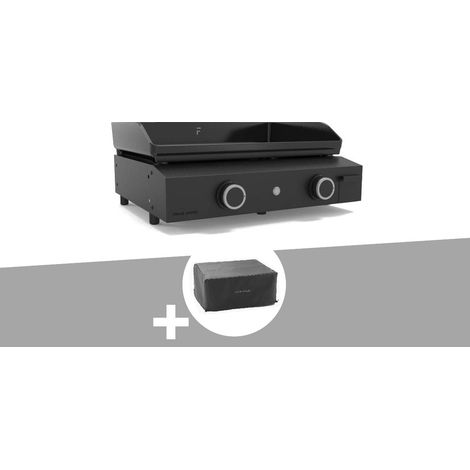 Plancha gaz Origin 60 acier châssis inox + Housse - Forge Adour