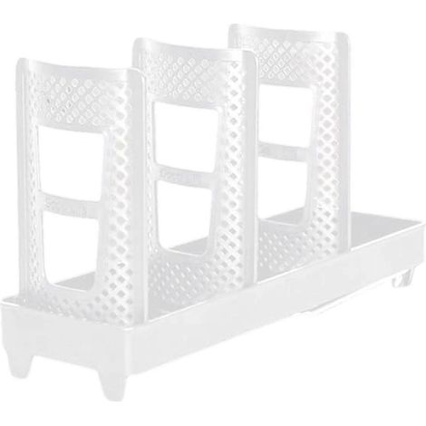 Organisateur de gobelets à 3 niveaux, support de rangement pour gobelets en papier, porte-gobelets multifonctionnel amovible, accessoire de bar à café peu encombrant (1/5)