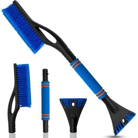 Brosse à neige/dégivrage pour voiture 60 cm 1 pièce, bleue, 60 cm brosse d'hiver pour vitres, pare-brise, SUV, camions brosse pour voiture (1/5)