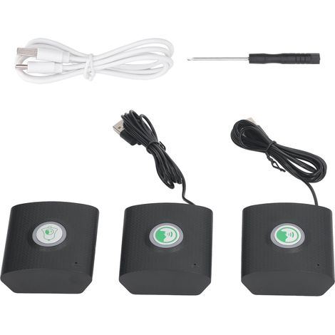 Kit Interphone de Porte sans Fil 2 Voies, Sonnette Visiophone Étanche pour Maison Hôpital, Appel Bidirectionnel (1/5)