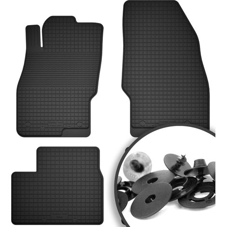 Alfombrillas de goma + topes para: Fiat Doblo II (2009-2020)