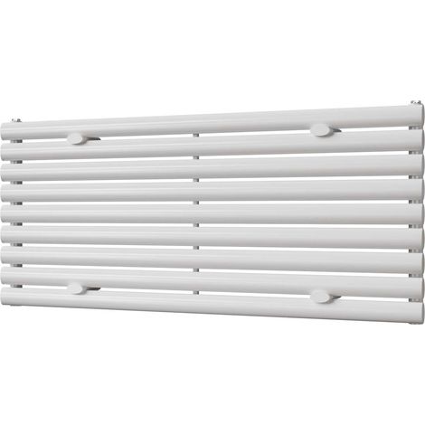 Omeara Axis - White Horizontal Radiator H522mm x W1200mm Single Panel (1/3)
