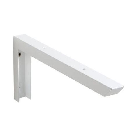 Staffa Per Mensola Bagno Bianca In Metallo Da 20 X 49 Cm Valentina