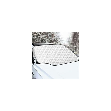 Housse de protection ultra épaisse pour pare-brise de voiture - Neige, glace, soleil, poussière, polissage du métal, UV, résistant à l'eau - Convient parfaitement aux voitures, SUV, toutes les années