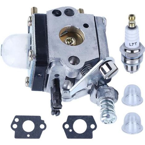 Carburateur C1U-K54A pour cultivateur Mantis 7222 7222E 7225 7230 TC2100 pour cultivateurs Echo 12520013123 Bougie d'allumage Joint (1/4)