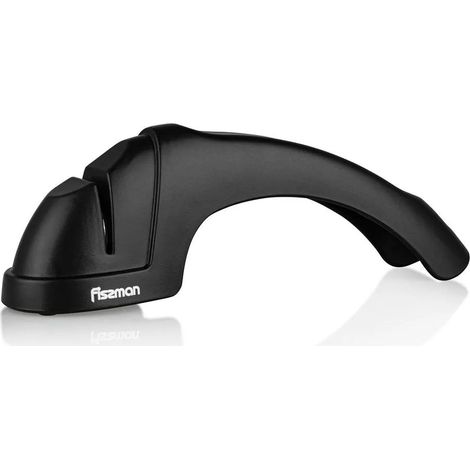 Afilador de cuchillos Fissman de 17x4x5,5 cm (diamante) para cuchillos de cocina, multifuncional.
