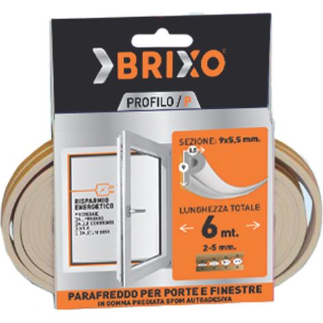 PARAFREDDO GOMMA 9X4 BIANCO MT.6