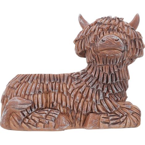 Pot de Fleurs en Résine de Vache des Highlands pour Succulentes Petit Pot Décoratif D'intérieur et Bureau Jardinière Animal Ferme et Léger pour Décoration Maison et Jardin (1/5)