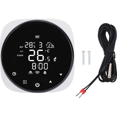 Chauffage au sol Thermostat intelligent téléphone portable télécommande murale WiFi pour radiant. (1/4)