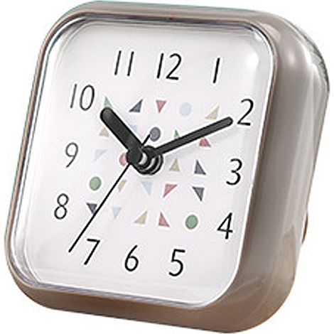 Horloge Murale Étanche - 10 cm - Mouvement Quartz Silencieux - Antibuée - Fixation Par 3 Ventouses - Pour Salle De Bain Miroir Carrelage Bureau - 1 Pièce (1/5)