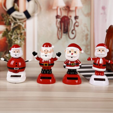 Père Noël solaire, jouet, balançoire automatique, décoration de Noël (1/5)