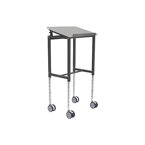 Mesa rodante ERGO L x A x H 600 x 400 x 720 mm gris
