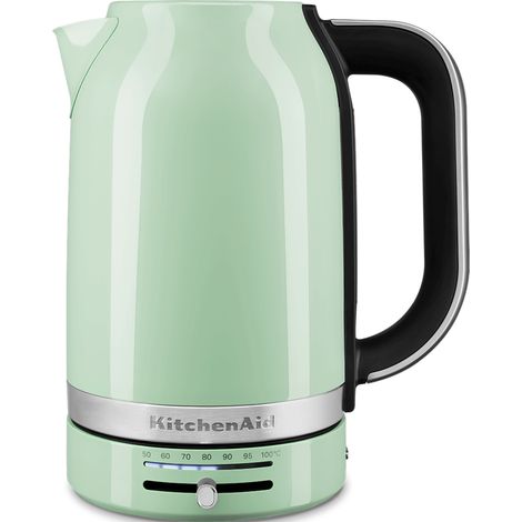 KitchenAid 5KEK1701EPT Wasserkocher 1,7 l 2400 W Schwarz, Grün, Edelstahl