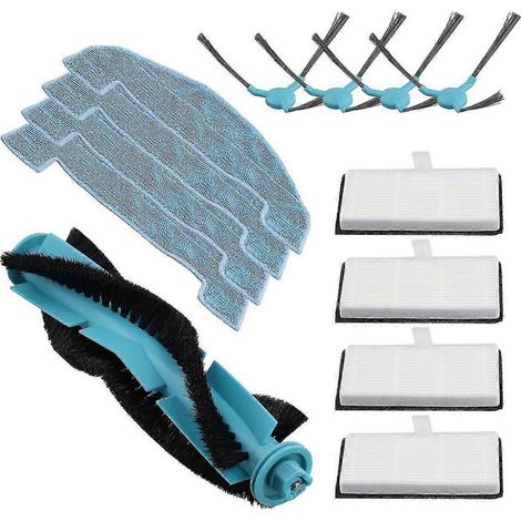 Para Conga 2499 Ultra Home Cepillo lateral principal Filtro HEPA Paño de fregona Bolsa para polvo Accesorios de repuesto (1/4)